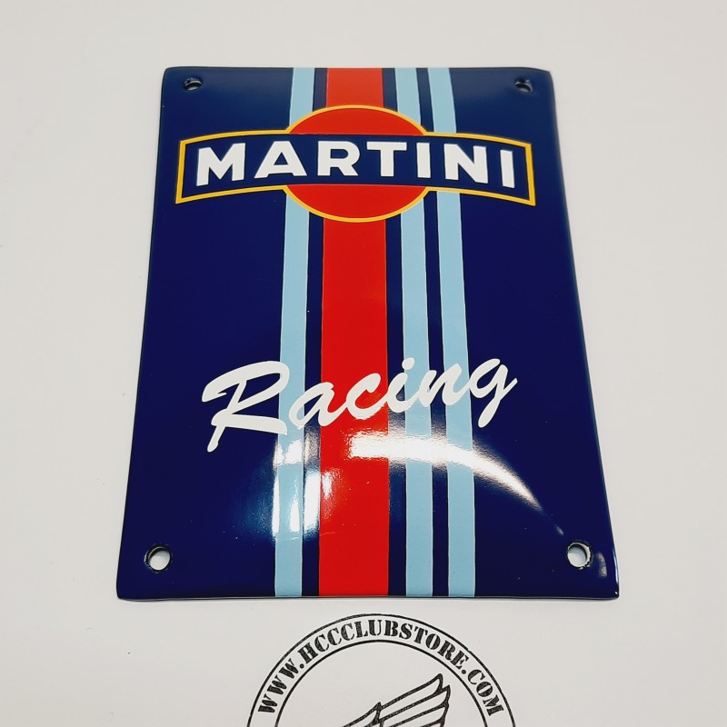 Emaille Martini racing bordje 14cm x 10cm