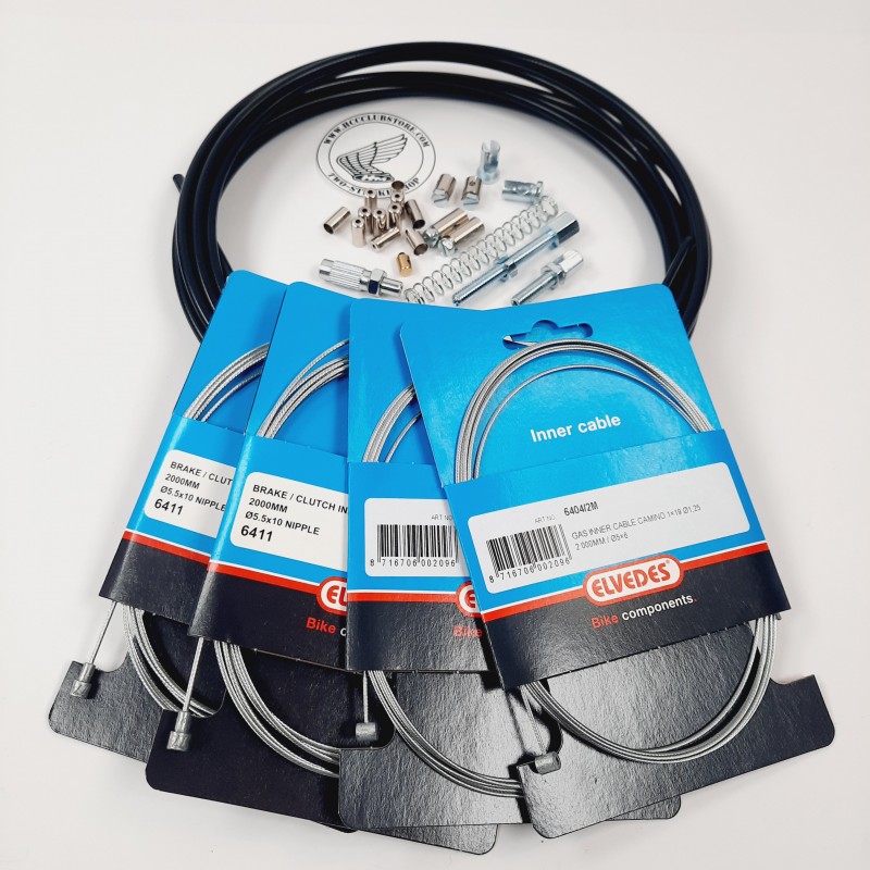 Kabelset compleet zwart - Lusito deluxe (originele carbu)